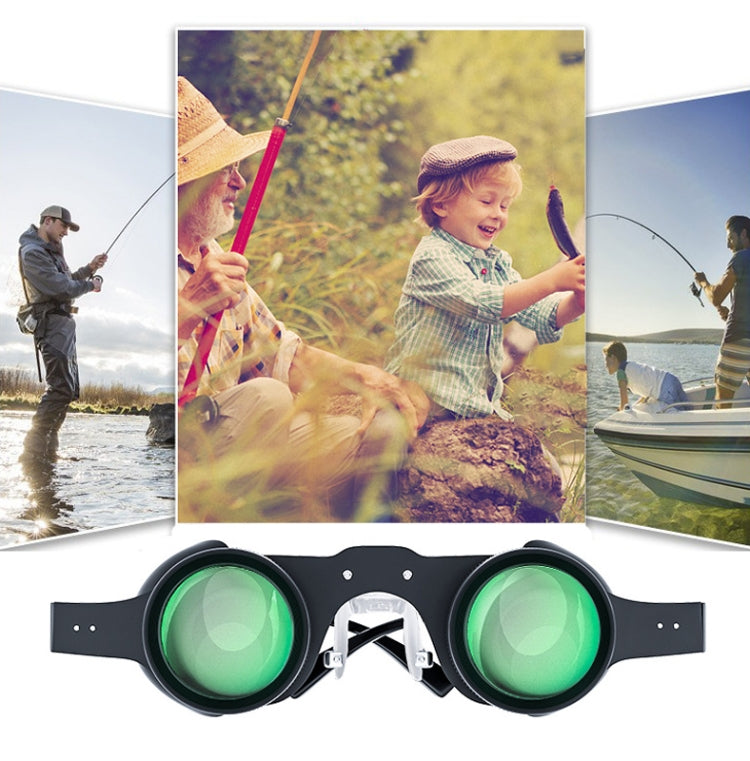 D-1548 10x HD Adjustable Focus Fishing Binoculars,Spec: Only Binoculars