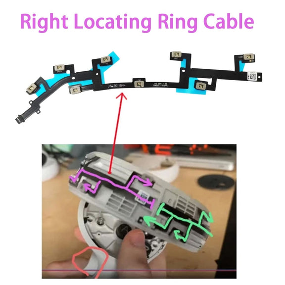 For Meta Quest 2 Locating Ring Flex Cable Left Set