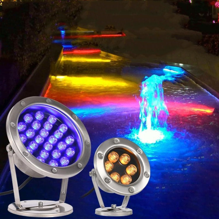 LED Underwater Light Pool Fish Pond Fountain Water-resistant Landscape Light 3W(7 Colors)