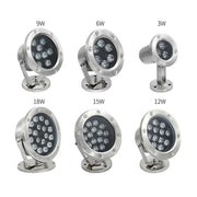 LED Underwater Light Pool Fish Pond Fountain Water-resistant Landscape Light 18W(Green)