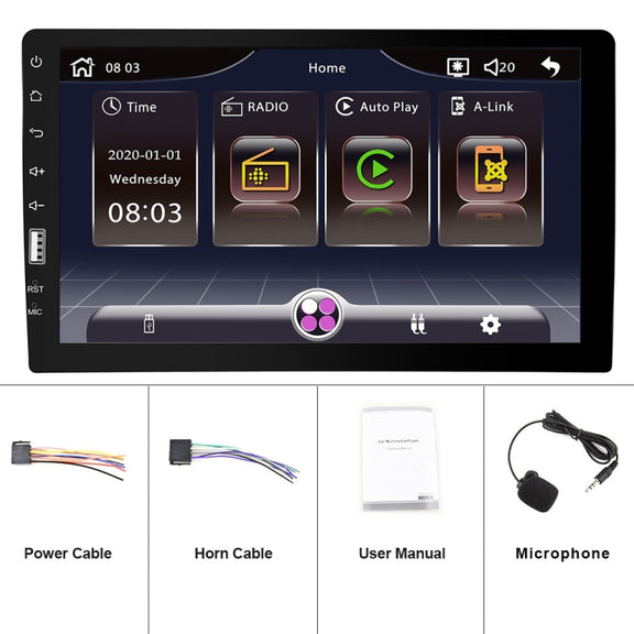 Q3570 9 inch Carplay Single Spindle MP5 Player, Style: Standard