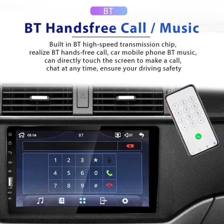 Q3570 9 inch Carplay Single Spindle MP5 Player, Style: Standard