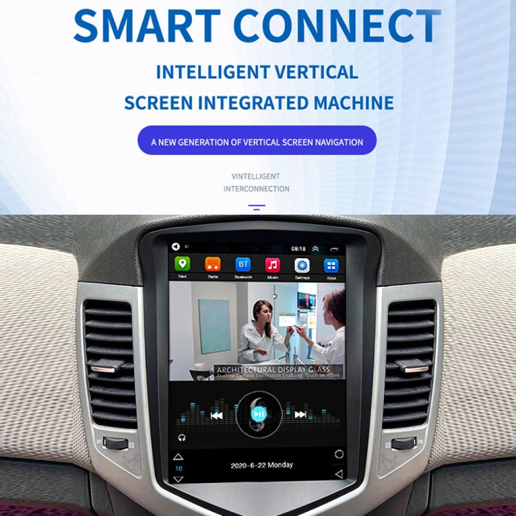 For Chevrolet Cruze 9.7 inch Navigation Integrated Machine, Style: Standard+12 Light Camera(1+16G)