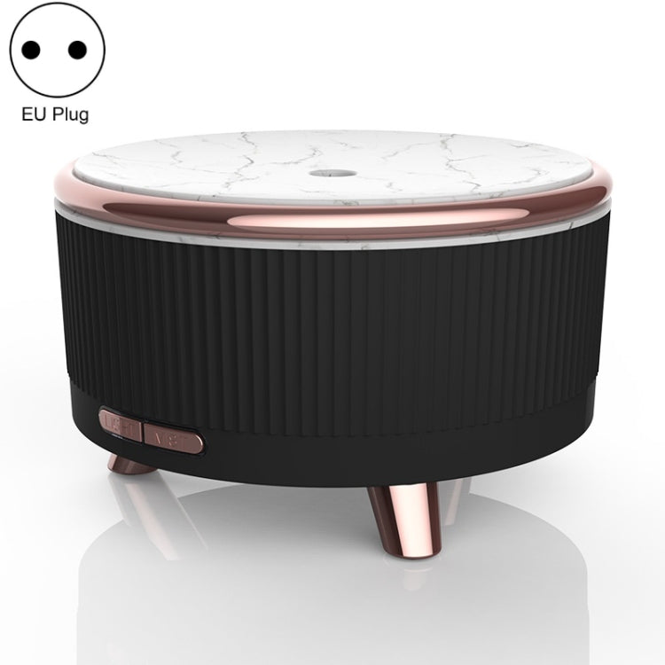 Ultrasonic Aromatherapy Diffuser Humidifier Essential Oil Diffuser EU Plug(Advanced Black)