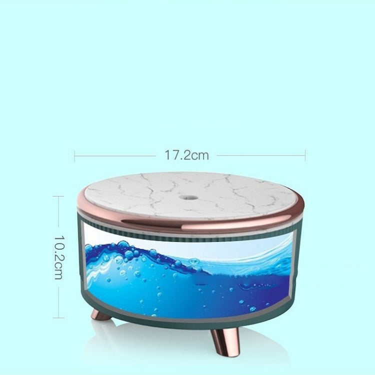 Ultrasonic Aromatherapy Diffuser Humidifier Essential Oil Diffuser EU Plug(Advanced Black)