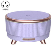 Ultrasonic Aromatherapy Diffuser Humidifier Essential Oil Diffuser AU Plug(Purple Flower Dot)