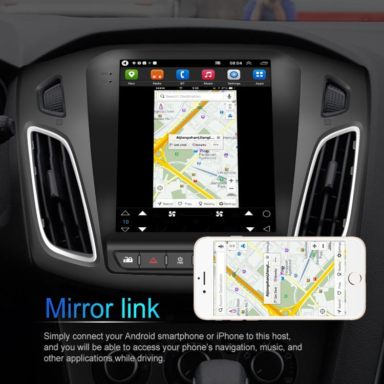 For Ford Focus 9.7 inch Android WiFi Car Integrated Machine, Style: Standard(2+64G)