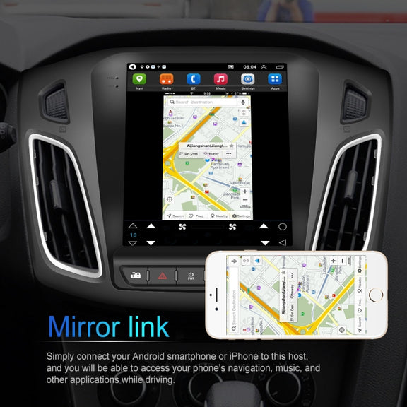 For Ford Focus 9.7 inch Android WiFi Car Integrated Machine, Style: Standard(2+64G)