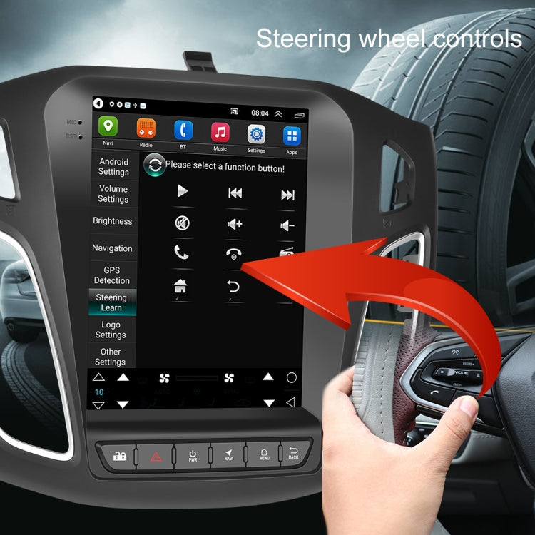 For Ford Focus 9.7 inch Android WiFi Car Integrated Machine, Style: Standard+4 Light Camera(2+64G)