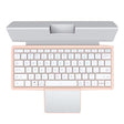 KF8700 78 Keys Hidden Touchpad Portable Tablet Computer Wireless Bluetooth Keypad With PU Leather(Pink) - Others Keyboard by PMC TechLife | Online Shopping South Africa | PMC TechLife