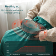 AI-540 72x115cm USB Body Warmer Blanket Office Heater Electric Heating Shawl(Pink)