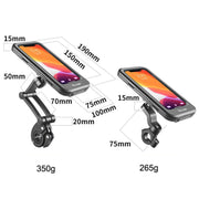WEST BIKING Bicycle Riding Water-resistant and Shockproof Phone Bracket, Style: Raise Handlebar