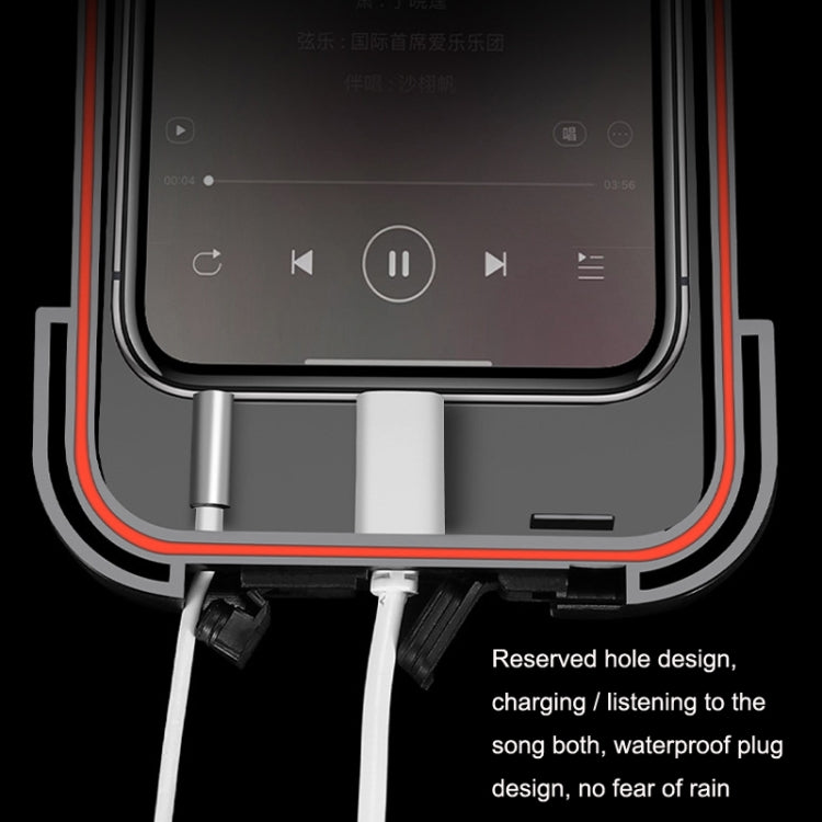 WEST BIKING Bicycle Riding Water-resistant and Shockproof Phone Bracket, Style: Raise Handlebar
