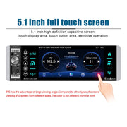 A2905 5.1 inch IPS Capacitive Screen Single Butt Carplay Player, Style: Standard+4 Light Camera