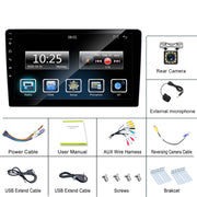 C7001 7 inch Touch Screen Built-In CarPlay Car MP5 Player, Style: Standard+12 Light Camera