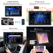 1310C 10.1 inch Car Full Screen Touch HD MP5 Wired Carplay Player, Style: Standard