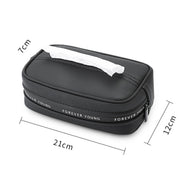 Multifunctional Car Chair Back Hanging Tissue Box(Black)