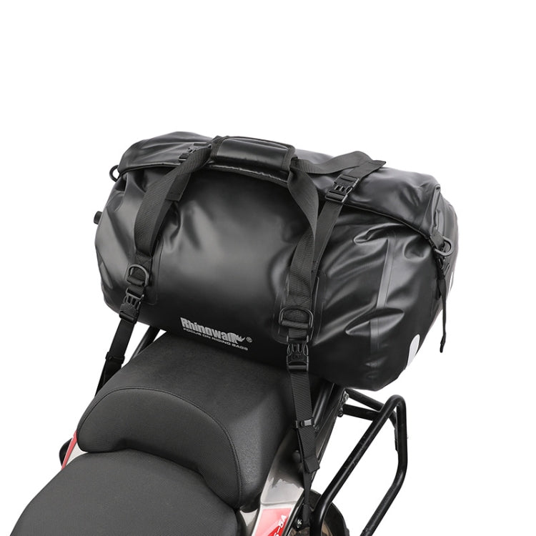 Rhinowalk MT20450 45L Large Capacity Portable Water-resistant Motorcycle Tail Bag(Black)