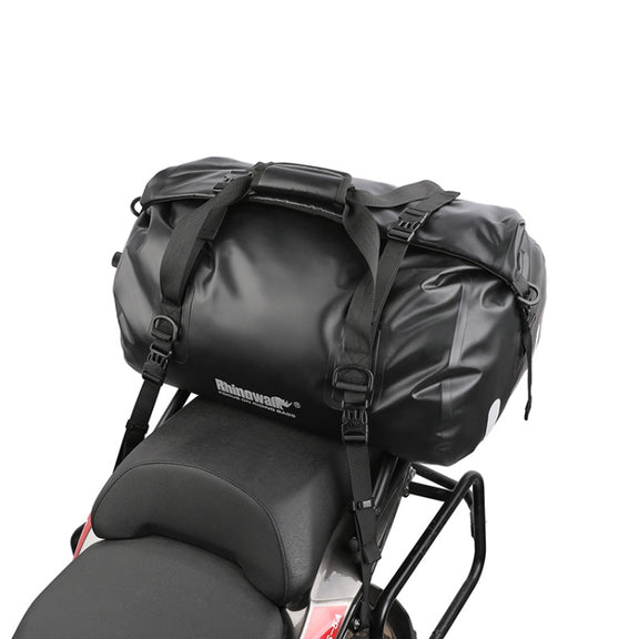 Rhinowalk MT20450 45L Large Capacity Portable Water-resistant Motorcycle Tail Bag(Black)