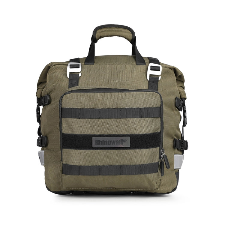 Rhinowalk MT2040 20L Large Capacity Water-resistant Quick Release Motorcycle Side Bag(Green)