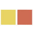40x40CM Double-sided Photography Background Board Food Photo Props(Agate Yellow / Vermilion) - Solid Color by PMC TechLife | Online Shopping South Africa | PMC TechLife | Buy Now Pay Later Mobicred