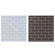 40x40CM Double-sided Photography Background Board Food Photo Props(Black White Wall Brick) - Brick Wall by PMC TechLife | Online Shopping South Africa | PMC TechLife | Buy Now Pay Later Mobicred