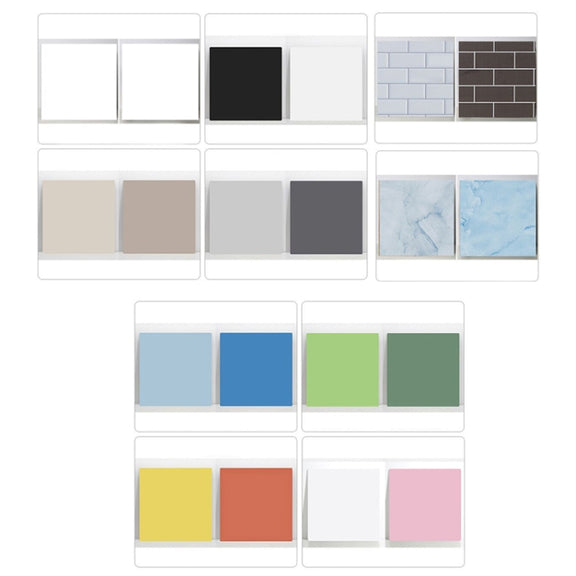 40x40CM Double-sided Photography Background Board Food Photo Props(White)