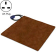50x50cm Coffee 12V Low Voltage Multifunctional Warm Pet Heating Pad Pet Electric Blanket(UK Plug) - Pads by PMC TechLife | Online Shopping South Africa | PMC TechLife | Buy Now Pay Later Mobicred