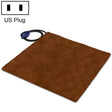50x50cm Coffee 12V Low Voltage Multifunctional Warm Pet Heating Pad Pet Electric Blanket(US Plug) - Pads by PMC TechLife | Online Shopping South Africa | PMC TechLife | Buy Now Pay Later Mobicred