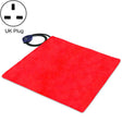 50x50cm Red 12V Low Voltage Multifunctional Warm Pet Heating Pad Pet Electric Blanket(UK Plug) - Pads by PMC TechLife | Online Shopping South Africa | PMC TechLife | Buy Now Pay Later Mobicred