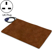65x40cm Coffee 12V Low Voltage Multifunctional Warm Pet Heating Pad Pet Electric Blanket(UK Plug)