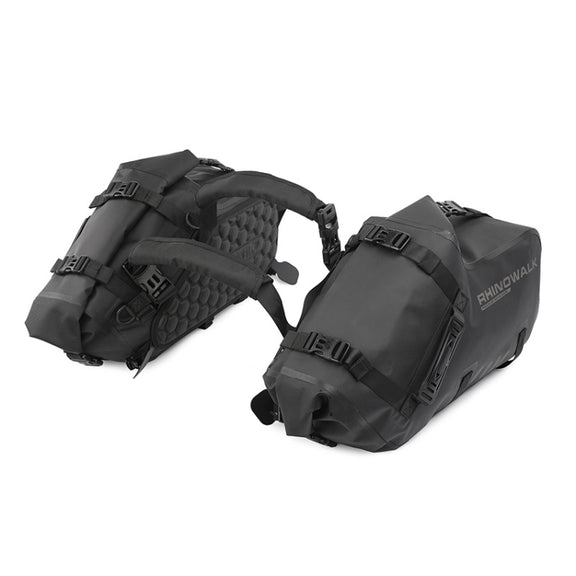 Rhinowalk MT1428 Large-capacity Water-resistant and Wear-resistant Motorcycle Double-side Bag(Black)