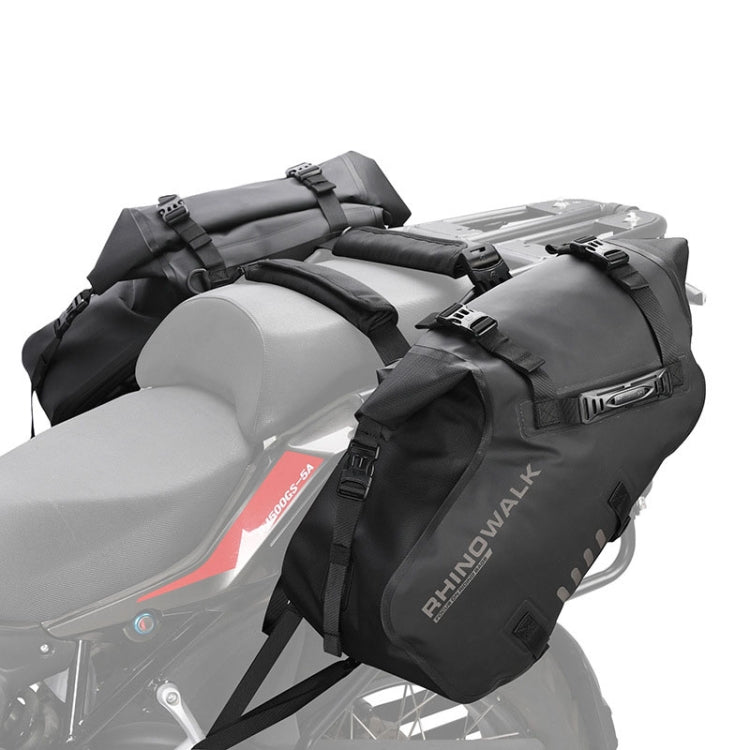 Rhinowalk MT1428 Large-capacity Water-resistant and Wear-resistant Motorcycle Double-side Bag(Black)
