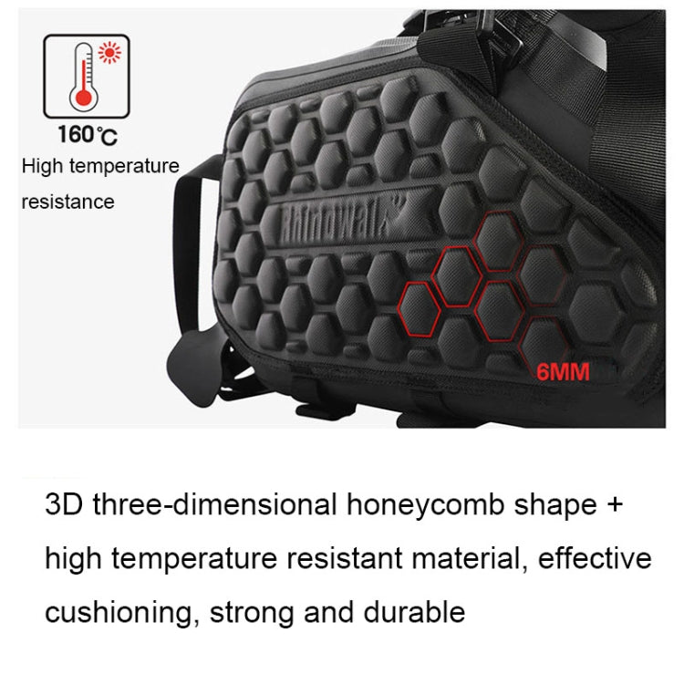 Rhinowalk MT1428 Large-capacity Water-resistant and Wear-resistant Motorcycle Double-side Bag(Black)