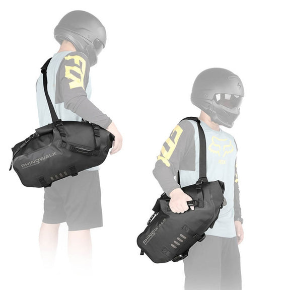 Rhinowalk MT1428 Large-capacity Water-resistant and Wear-resistant Motorcycle Double-side Bag(Black)