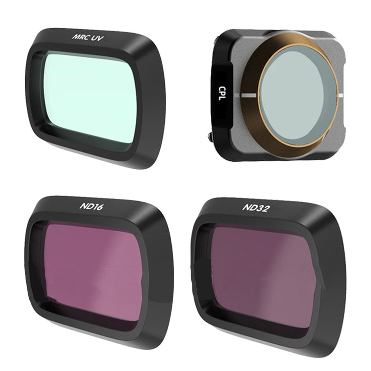JSR For DJI Mavic Air 2 Motion Camera Filter, Style: MCUV+CPL+ND16+ND32