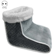 Plug-in High-top Electric Foot Warmer Heated Foot Warmer Boots EU Plug 230V(Dark Gray) - Electric Heaters by PMC TechLife | Online Shopping South Africa | PMC TechLife | Buy Now Pay Later Mobicred