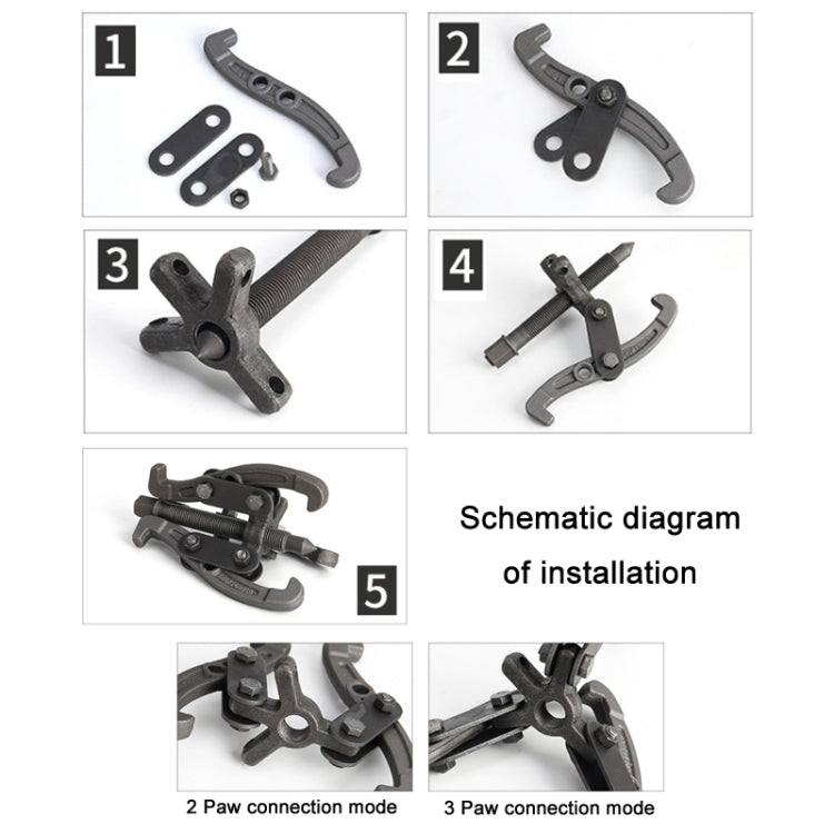 Bearing Removal Service Tool Multifunction Paddle Wheel, Size: 3 inch 75mm