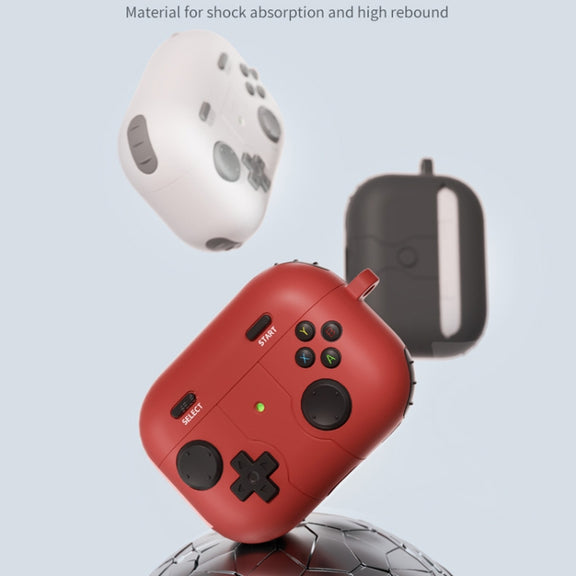 For Airpods 3 Soft Shell Drop-proof Silicone Headphone Cover With Hook(White)