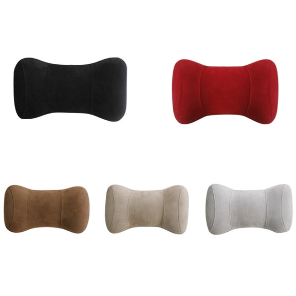 Car Memory Cotton Headrest Protective Cervical Spine Seat Sleeping Pillow(Gray)