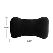 Car Memory Cotton Headrest Protective Cervical Spine Seat Sleeping Pillow(Gray)