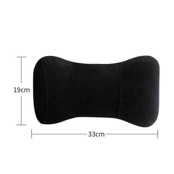 Car Memory Cotton Headrest Protective Cervical Spine Seat Sleeping Pillow(Gray)