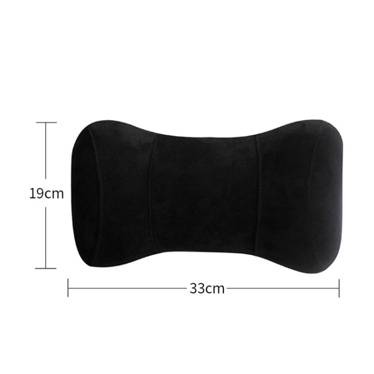 Car Memory Cotton Headrest Protective Cervical Spine Seat Sleeping Pillow(Beige)