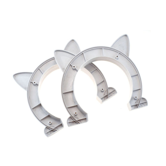 MM01 Can Control the Direction of Access Pet Door Flap Cat Door(White)