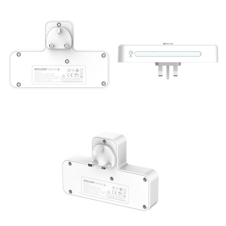 LDNIO SC2311 20W PD+QC 3.0 Multifunctional Home Fast Charging Socket with Night Light, Spec: EU Plug