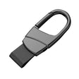 Metal Waist Hang Car Key Chain Simple Lock Pendant(Gray) - Key Rings by PMC TechLife | Online Shopping South Africa | PMC TechLife | Buy Now Pay Later Mobicred