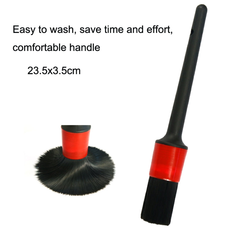 19 PCS / Set Car Beauty Cleaning Brush Details Brush Washing Glove Tool Set(Red Ring)