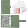A6 Macaron Notebook PU Loose-leaf Cash Budget Handbook(Green) - Notebooks by PMc TechLife | Online Shopping South Africa | PMc TechLife | Buy Now Pay Later Mobicred