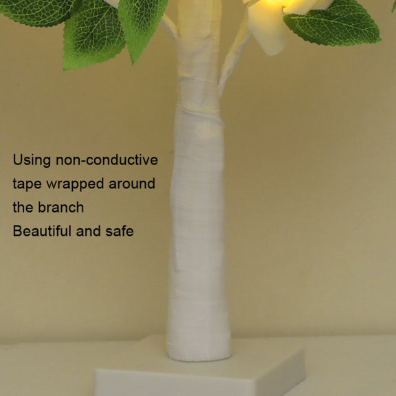 SJ-SD054 LED Valentine Day Rose Indoor Party Decoration Lights(White Bottom Blue)