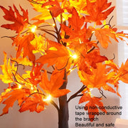 SJ-SD068 LED Maple Home Decoration Lights Christmas Party Lighted Tree, Style: Non-detachable Base